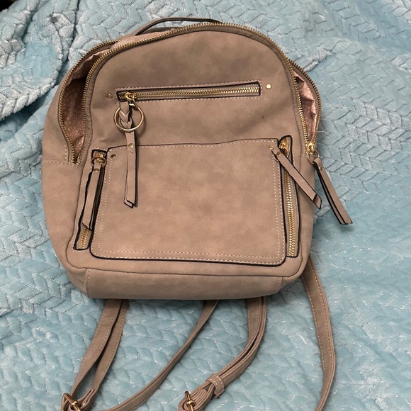 Violet Ray Handbags - Violet Ray NYC women’s mini backpack. Faux leather - Gray